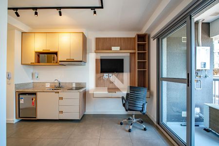 Sala/Quarto de kitnet/studio para alugar com 1 quarto, 24m² em Butantã, São Paulo