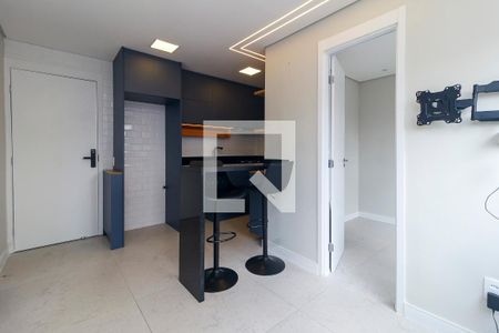 Sala de apartamento para alugar com 2 quartos, 32m² em Jardim Caravelas, São Paulo