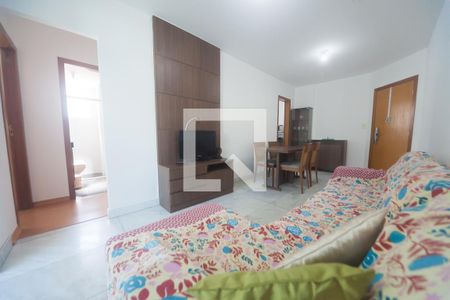 Sala de TV de apartamento à venda com 2 quartos, 63m² em Sion, Belo Horizonte