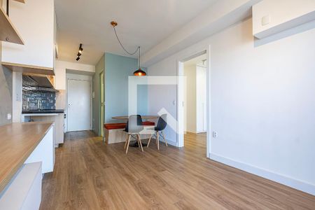 Sala/Cozinha de apartamento para alugar com 1 quarto, 54m² em Pinheiros, São Paulo