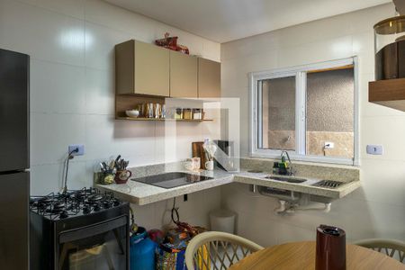 Cozinha  de casa de condomínio para alugar com 2 quartos, 60m² em Aviação, Praia Grande