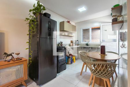 Cozinha  de casa de condomínio para alugar com 2 quartos, 60m² em Aviação, Praia Grande