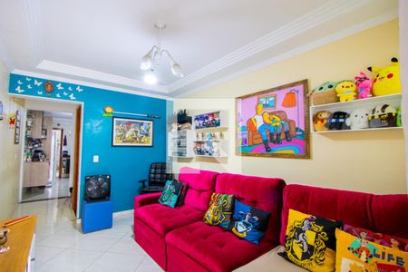 Sala de casa à venda com 3 quartos, 92m² em Vila Humaita, Santo André