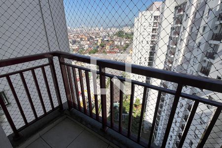Varanda da Sala de apartamento para alugar com 2 quartos, 49m² em Castelo, Santos