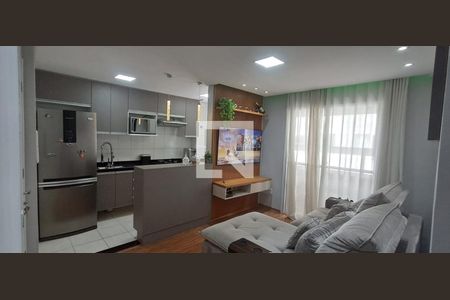 Sala de apartamento à venda com 2 quartos, 53m² em Jardim Monte Libano, Santo André