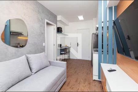 Sala de apartamento para alugar com 1 quarto, 30m² em Liberdade, São Paulo