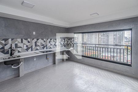 sala e cozinha compartilhadas_3 de apartamento para alugar com 2 quartos, 40m² em Vila Nair, São Paulo