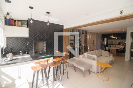 VARANDA DA SALA de apartamento para alugar com 3 quartos, 105m² em Água Branca, São Paulo