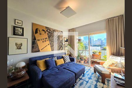 Sala de apartamento à venda com 3 quartos, 94m² em Vila Olímpia, São Paulo