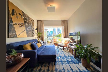 Sala de apartamento à venda com 3 quartos, 94m² em Vila Olímpia, São Paulo