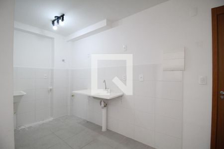 Cozinha e Área de Serviço de apartamento à venda com 2 quartos, 37m² em Vila Palmares, São Caetano do Sul