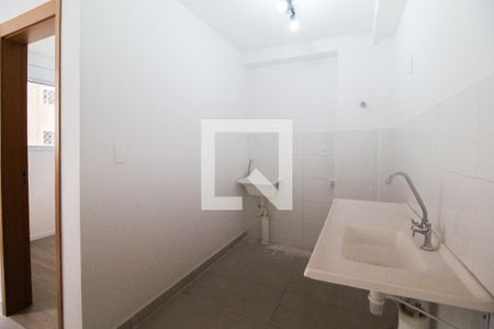 Cozinha e Área de Serviço de apartamento à venda com 2 quartos, 37m² em Vila Palmares, São Caetano do Sul