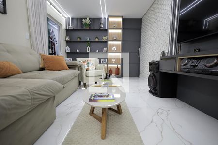 Sala de apartamento à venda com 3 quartos, 100m² em Parque das Nações, Santo André