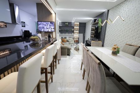 Sala de apartamento à venda com 3 quartos, 100m² em Parque das Nações, Santo André