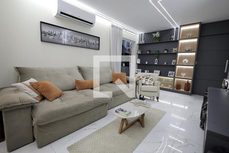Sala de apartamento à venda com 3 quartos, 100m² em Parque das Nações, Santo André
