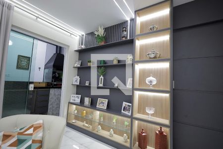 Sala de apartamento à venda com 3 quartos, 100m² em Parque das Nações, Santo André