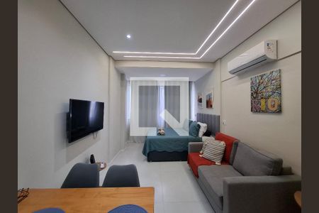 Sala/Quarto/Cozinha de apartamento à venda com 1 quarto, 40m² em Centro, Rio de Janeiro