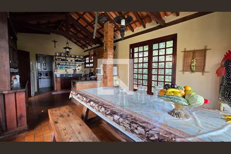 Sala de jantar de casa de condomínio à venda com 3 quartos, 1050m² em Lagoa Santa, Lagoa Santa
