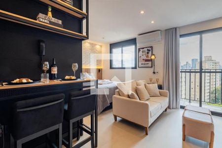 Studio de kitnet/studio para alugar com 1 quarto, 27m² em Vila Olímpia, São Paulo