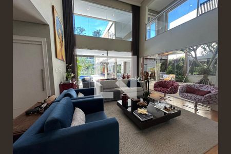 Sala de casa de condomínio à venda com 6 quartos, 1200m² em Residencial Morada dos Lagos, Barueri