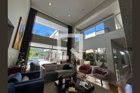 Sala de casa de condomínio à venda com 6 quartos, 1200m² em Residencial Morada dos Lagos, Barueri