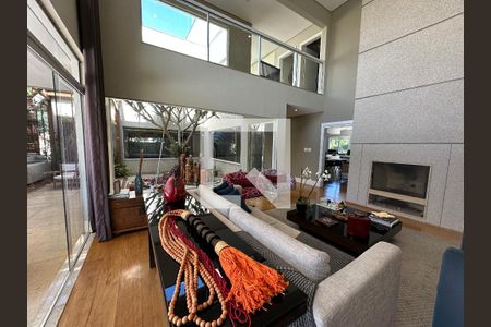 Sala de casa de condomínio à venda com 6 quartos, 1200m² em Residencial Morada dos Lagos, Barueri