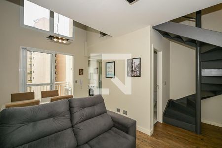 Sala de apartamento para alugar com 1 quarto, 49m² em Vila Andrade, São Paulo