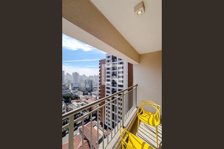 Varanda de kitnet/studio à venda com 1 quarto, 25m² em Paraíso, São Paulo