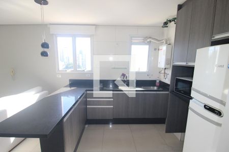 Sala / Cozinha de apartamento para alugar com 1 quarto, 40m² em Carandiru, São Paulo