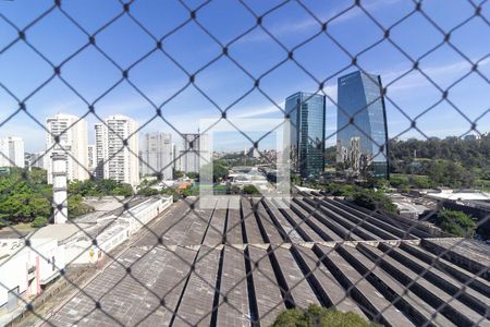 Vista Sala de apartamento para alugar com 2 quartos, 82m² em Jardim Caravelas, São Paulo