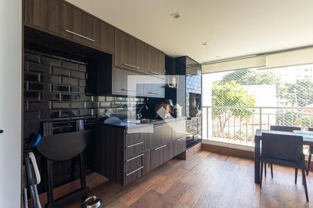 Varanda da Sala de apartamento à venda com 3 quartos, 106m² em Chácara Califórnia, São Paulo