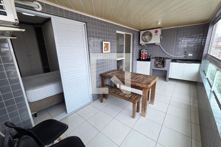 Varanda de apartamento para alugar com 3 quartos, 115m² em Cidade Ocian, Praia Grande
