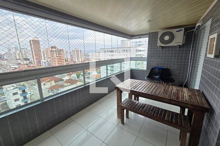 Varanda de apartamento para alugar com 3 quartos, 115m² em Cidade Ocian, Praia Grande