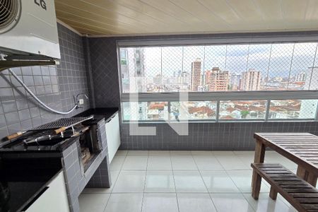 Varanda de apartamento para alugar com 3 quartos, 115m² em Cidade Ocian, Praia Grande
