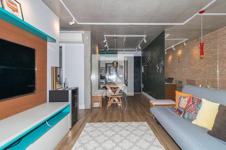 Sala de apartamento para alugar com 1 quarto, 70m² em Itaim Bibi, São Paulo
