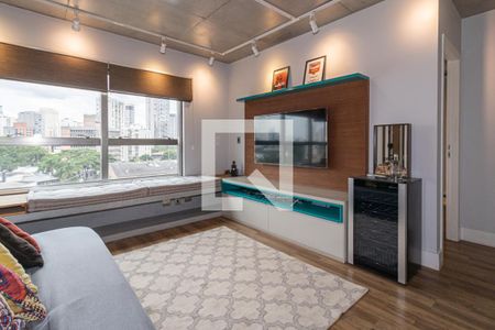 Sala de apartamento para alugar com 1 quarto, 70m² em Itaim Bibi, São Paulo