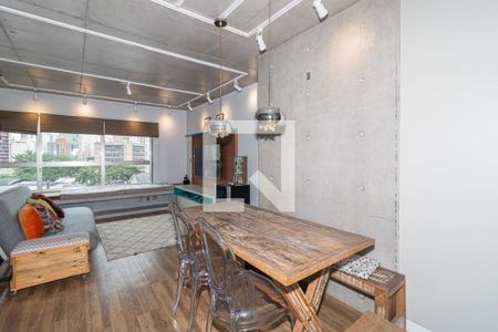 Sala de Jantar de apartamento para alugar com 1 quarto, 70m² em Itaim Bibi, São Paulo