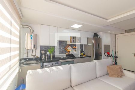 Sala/Cozinha de apartamento à venda com 2 quartos, 53m² em Fátima, Canoas