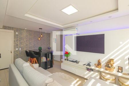 Sala/Cozinha de apartamento à venda com 2 quartos, 53m² em Fátima, Canoas