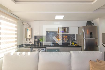 Sala/Cozinha de apartamento à venda com 2 quartos, 53m² em Fátima, Canoas