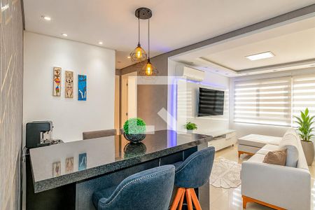 Sala/Cozinha de apartamento à venda com 2 quartos, 53m² em Fátima, Canoas