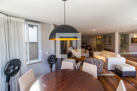 Sala  de casa de condomínio para alugar com 2 quartos, 350m² em Residencial Nove (alphaville), Santana de Parnaíba