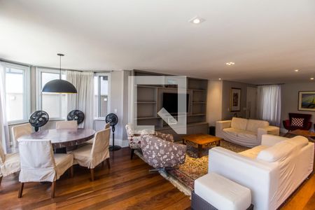 Sala  de casa de condomínio para alugar com 2 quartos, 350m² em Residencial Nove (alphaville), Santana de Parnaíba