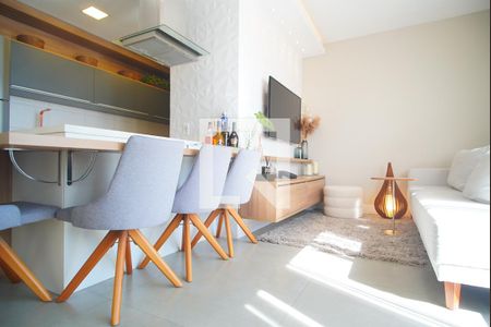 Sala de apartamento à venda com 1 quarto, 47m² em Jardim do Salso, Porto Alegre