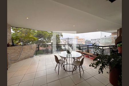 Varanda da Sala de apartamento para alugar com 4 quartos, 220m² em Recreio dos Bandeirantes, Rio de Janeiro