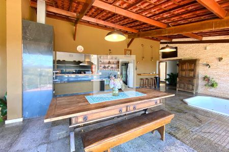 Espaço Gourmet de casa de condomínio para alugar com 5 quartos, 500m² em Vale dos Pinhais, Nova Lima