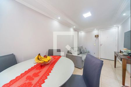 Sala de apartamento à venda com 1 quarto, 48m² em Parque Sao Vicente, Santo André