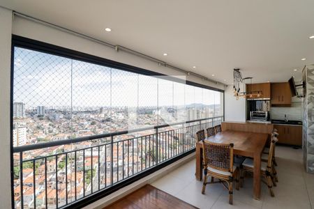 Varanda gourmet de apartamento à venda com 3 quartos, 139m² em Chora Menino, São Paulo