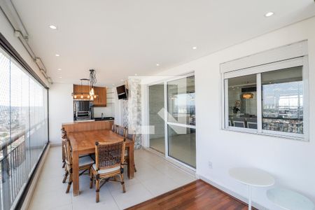 Varanda gourmet de apartamento à venda com 3 quartos, 139m² em Chora Menino, São Paulo