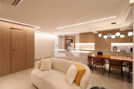 Sala/Cozinha de apartamento à venda com 1 quarto, 70m² em Vila Ipojuca, São Paulo